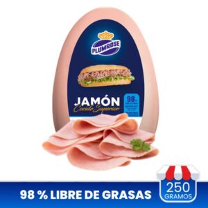 Jamón Cocido Superior Plumrose Bandeja 250g
