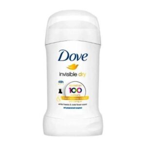 Desodorante Dove en Barra Dama Invisible Dry 40g