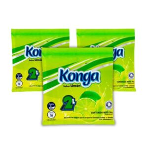 Konga sabor limón 30gr X3 unidades