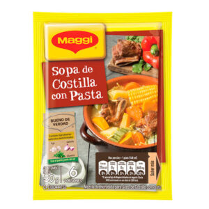 Sopa de Costilla con fideos Maggi 50g