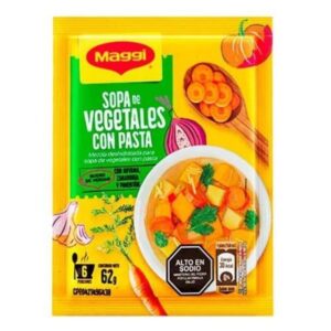 Sopa de Vegetales con Pasta Maggi 62g