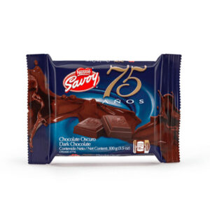 Savoy 75 Aniversario Chocolate Oscuro 100g