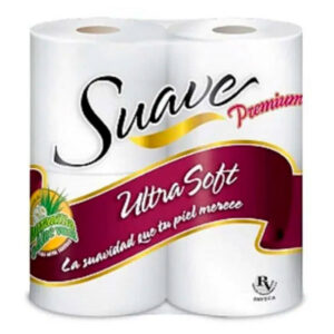 Papel Higiénico Ultra Soft Suave Premium 4 unidades