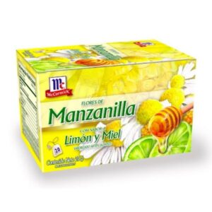 Té Flores de Manzanilla con Sabor a Limón y Miel McCormick 20 unidades