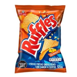 Papas Fritas con Sabor a Queso Ruffles 125g