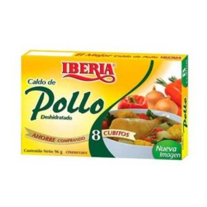 Cubitos de Pollo Deshidratado Iberia 96g 8 unidades