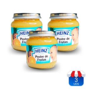 Compota Postre de Frutas Heinz 113g X3