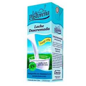 Leche Líquida Descremada La Pastoreña 1L