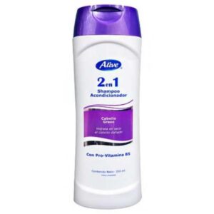 Shampoo 2 en 1 Cabello Graso Alive 350ml