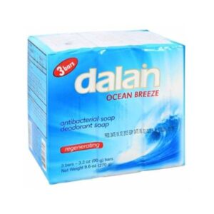 Jabón de Tocador Antibacterial Dalan Ocean Breeze 90g 3 unidades